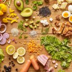 chopped assorted vegetables